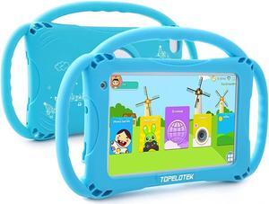 Kids Tablet 7inch Android Toddler Tablet 32GB Tablet APP Preinstalled & Parent Control Learning Education Tablet WiFi Camera Kid-Proof Case with Handle,Netflix YouTube Ages 3-14