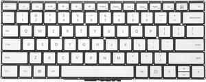 Keyboard Replacemente for Microsoft Surface Book 1 1703,1704,1705,1785, Keyboard Base Replace, Stylish Appearance, Easy to Plug and Unplug, Silver Keyboard