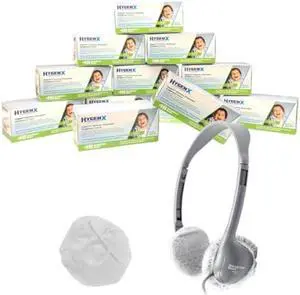 Hamilton Buhl HygenX Sanitary Ear Cushion Covers (Master Carton - 600 Pairs) - Size Small for On-Ear Headphones and Headsets