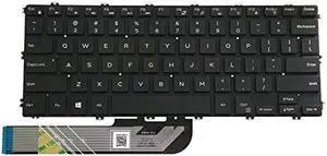 AUTENS US Replacement Keyboard for Dell Inspiron 5480 5481 5482 5485 5488 5491 5580 5582 5585 5591 7386 7580 7586 / Vostro 5481 5581 Laptop No Frame (Backlight)...