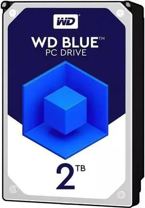 Western Digital 2TB WD Blue PC Internal Hard Drive HDD - 5400 RPM, SATA 6 Gb/s, 256 MB Cache, 3.5" - WD20EZAZ
