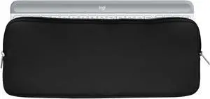 kwmobile Neoprene Case Compatible with Logitech MK470 - Case for Keyboard Soft Travel Sleeve - Black