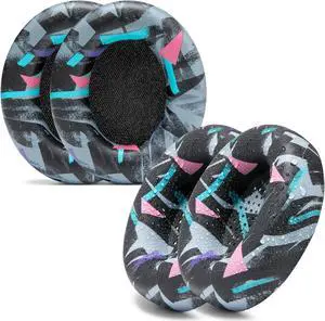 WC Earpads and Protective SweatZ Cover Bundle for Beats Studio Pro Headphones by Wicked Cushions | 90's Black