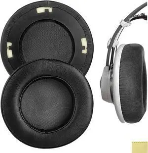 Geekria Elite Sheepskin Replacement Ear Pads for AKG K701, K702, Q701, Q702, K601, K612, K712, K400, K500 Headphones Ear Cushions, Headset Earpads, Ear Cups Cover Repair Parts (Black)