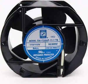 Orion Fans OA172SAP-11-1TB | 115 VAC | 172x150x51mm | 235 CFM | 52 dBA | 35 W | 3200 RPM