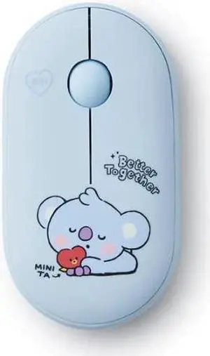 BTS Inspired Characters Multi Pairing Wireless Mouse, Little Buddy Baby Better Together Edition, All in Their Own Cute Style & Colors (KOYA)