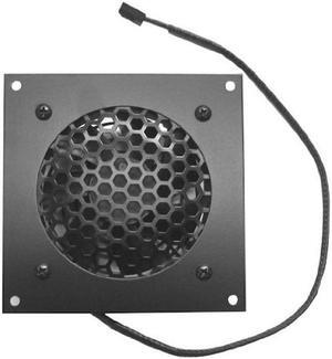 Coolerguys Pre-Set Thermal Controlled Cooling Kits for Cabinets, AV, and Components (Single 80mm, Metal)