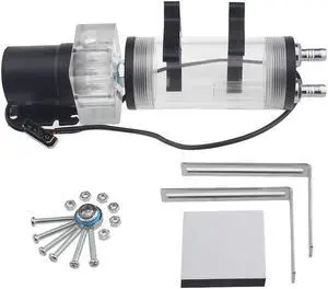 BXQINLENX 600L/H 19W DC12V CPU Cooling Heat Exchanger Water Pump Tank 117 ml CO2 Cooler