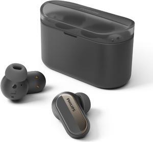 PHILIPS T6908 True Wireless Headphones with Hybrid Noise Canceling Pro (ANC), Conversation Hearing Mode, Bluetooth Multipoint, IPX4 Water Resistance, Black