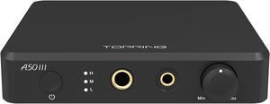 Topping A50 III Headphone Amplifier NFCA modules 12V Trigger Fantasy HPA for Desktop (Black)