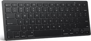 OMOTON Bluetooth Keyboard for Mac, Compact Wireless Keyboard Compatible with MacBook Pro/Air, iMac, iMac Pro, Mac Mini, Mac Pro Laptop and PC, Black