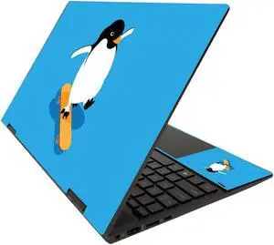 MightySkins Skin for HP Envy x360 15" (2020) - Skater Penguin | Protective, Durable, and Unique Vinyl Decal wrap Cover | Easy to Apply, Remove, and Change Styles | Made in The USA