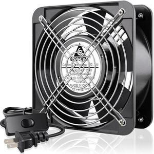 GDSTIME AXIAL Fan 15050, 110V 120V AC 150mm x 150mm x 50mm Fan, Ventilation Exhaust Projects Cooling Fan