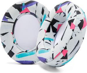 WC Wicked Cushions Replacement Ear Pads for Beats Studio 2 & 3 (B0501, B0500) Wired & Wireless | Does NOT Fit Beats Solo | Softer PU Leather, Enhanced Foam & Stronger Adhesive | 90's White
