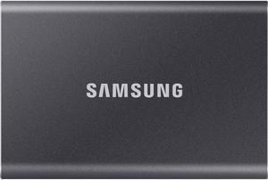 Samsung T7 Portable SSD - 2 TB - USB 3.2 Gen.2 Externe SSD Titan Gray (MU-PC2T0T/WW)