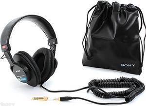 Sony MDR7506 Professional Large Diaphragm Headphone (International Model) No Warranty