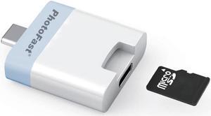 PhotoFast PhotoCube PD Plus PD+, Smart Auto Photo & Video Backup, The Photo Stick, Flash Drive, PD Fast Charging, Supports up to 2TB MicroSD for iPhone, Android, iPad, and Tablet, w/o MicroSD card