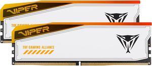 Patriot Viper Elite 5 TUF Gaming RGB DDR5 RAM 48GB (2X24GB) 6600MT/s CL34 UDIMM Desktop Gaming Memory Kit - PVER548G66C34KT