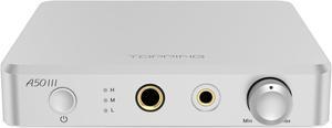 Topping A50 III Headphone Amplifier NFCA modules 12V Trigger Fantasy HPA for Desktop (Silver)