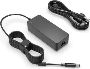 90W 65W AC Charger Fit for Dell-Latitude 5400 5300 2-in-1 Chromebook Laptop Power-Supply Adapter Cord