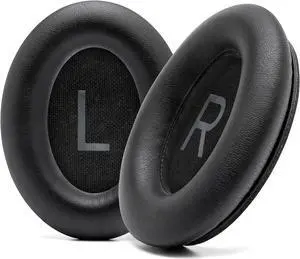 WC Wicked Cushions Extra Thick Replacement Ear Cushions for Bose QC45 (QuietComfort 45) Headphones | (Black)