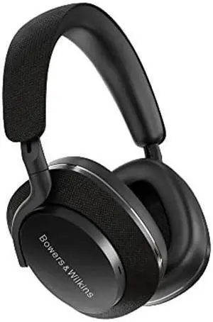 Bowers & Wilkins Px7 S2 Over-Ear Headphones - Advanced Noise Cancellation, Technical Fabrics, 30-Hour Battery Life, 15-Min Quick Charging, Black