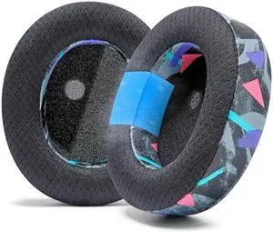 WC Freeze Stealth Pro - Cooling Gel Earpads for Turtle Beach Stealth Pro by Wicked Cushions - Boost Comfort, Durability, Thickness & Sound Isolation for Superior Gaming Sessions | 90's Black