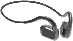 AIFMY Bone Conduction Headphones,Open-Ear headsets Wireless Bluetooth,IPX8 Waterproof Swimming Headphones,Bone Conduction Earbuds with HD Call (Gray, No Memory)