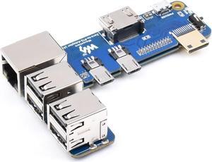 waveshare Pi Zero to Raspberry Pi 3B/B+ Adapter,Based on Raspberry Pi Zero to Reproduce The Original Appearance of The 3B Series,Alternative Solution for Raspberry Pi 3 Model B/B+