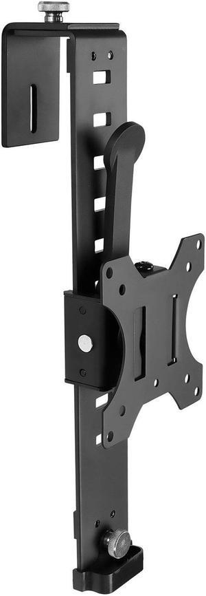 Mount-It! Cubicle Monitor Mount Hanger Attachment, Hanging Height Adjustable VESA Bracket for a 17" to 32" Screen, Adjustable Hook Supports up to 17.6 lbs, Black (MI-785)