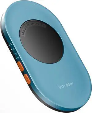 Vaydeer Ultra Slim Mouse Mover, Air 3 Mouse Jiggler with Adjustable Interval Timer, Undetectable & Noiseless, Simulates Realistic Movement, Driver-Free Shaker for Keeping The PC Active(Light Blue)