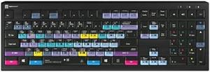 Logickeyboard Backlit 'Astra2' designed for editing in Blackmagic's DaVinci Resolve on Windows PC * p/n LKB-RESB-A2PC-US