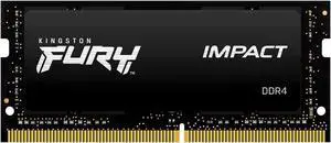 Kingston FURY Impact 32GB 3200MT/s DDR4 CL20 Laptop Memory Single Module | Intel XMP | AMD Ryzen | Plug n Play | Low Power Consumption | KF432S20IB/32