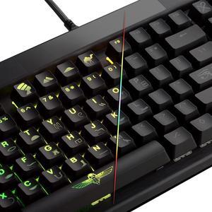 CableMod Premium ABS Laser Keycap Set - CM Egypt (Black, OEM Profile, ANSI, ISO, 121 Keys)