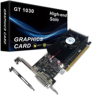 ZER-LON GeForce GT 1030 4G Low Profile Graphics Card, GDDR4 64Bit, HDMI/DVI Ports Support DirectX 12 Computer Gaming Video Card, Desktop GPU, Support 4K