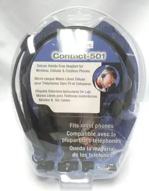 Labtec Axis-501 Deluxe Mono Headset with Boom Microphone