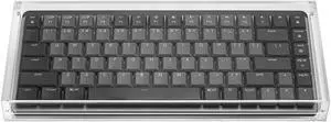 Geekria Keyboard Dust Cover, Clear Acrylic Dust Cover, Magnetic Closing Dust Cover Compatible with Logitech MX Mechanical Mini Wireless Illuminated, MX Mechanical Mini for Mac