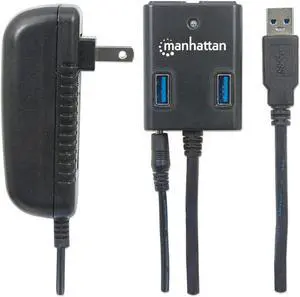 Manhattan SuperSpeed   USB 3.0 Hub (4 Ports) 162302
