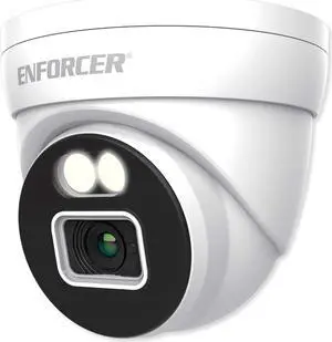 Seco-Larm EV-N2506-2W4WLQ ENFORCER 5MP IP Full Color Turret Camera, 2.8mm Fixed Lens