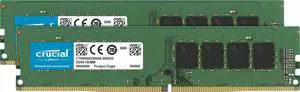 Crucial RAM 16GB Kit (2x8GB) DDR4 2400 MHz CL17 Desktop Memory CT2K8G4DFS824A, Green/Black