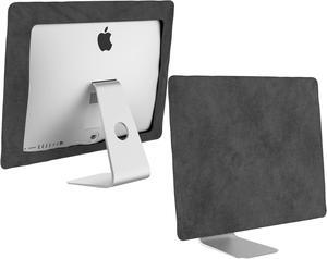 Kuzy Dust Cover for iMac 24 inch 2021 M1 A2438 A2439 - Computer Monitor Cover for Apple iMac 21 inch 2020 - 2017 Retina 4K - Dust Protection for Mac 21.5 Protective Screen and Accessories, Gray