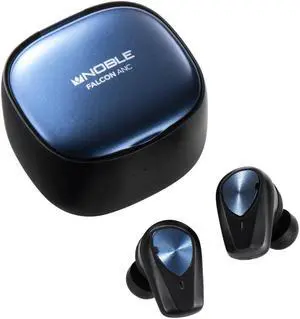 Noble Falcon-ANC Headphones Wireless Earbuds High Resolution Bass Sound in-Ear HiFi Earphones Lossless for Smartphones/PC/Laptop/Tablet, Blue
