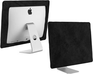 Kuzy Dust Cover for iMac 24 inch 2021 M1 A2438 A2439 - Computer Monitor Cover for Apple iMac 21 inch 2020 - 2017 Retina 4K - Dust Protection for Mac 21.5 Protective Screen and Accessories, Black