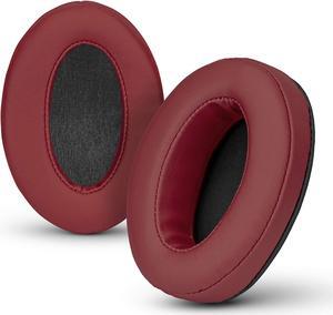 Brainwavz Angled Memory Foam Earpad - Suitable for Large Over The Ear Headphones - AKG, HifiMan, ATH, Philips, Fostex (Dark Red)