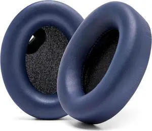 WC Wicked Cushions Extra Thick Earpads for Sony WH1000XM4 Headphones - Soft PU Leather Cushions, Luxurious Noise Isolating Memory Foam, Added Thickness Without Disabling On/Off Sensor | Blue