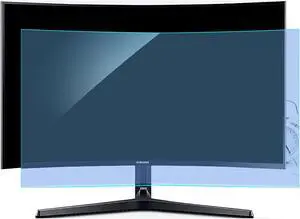 Anti Glare Screen Protector Filter for 31.5 Inch /32 Inch Monitor, Anti Blue Light Film for Straight/Curved Monitor, Relieve Eye Strain, No Bubbles (32 inch (L*W 27.87 * 15.75 inch))