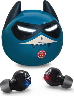 Kids Wireless Earbuds,Bluetooth Earbuds with Microphone Comfort&Lightweight in Ear Headphone with Deep Bass 3D Surround Stereo,Long Life Portable Mini Captain Charging Case for Boys Gifts...