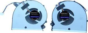 BDWZNLA Replacement New Laptop CPU + GPU Cooling Fan for Gigabyte RP64 RP64W P64 P64W PR65 RP65W Aero14 Aero15 15X 15W 15P 15KB V8 X9 Y9 aero15 Classic sa Series BS5005HS-U2N BS5005HS-U2M DC5V Fan