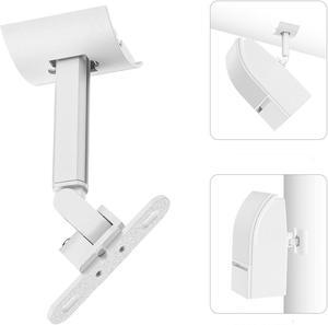 Yibracki Wall and Ceiling Mount for Bose 161, Bose 151 SE Environmental Speakers, Multiple Tilt & Swivel Adjustable Mounting Bracket Compatible with Bose Model 100 Speakers, Single White