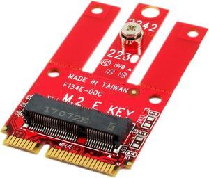 Ableconn MPEX-M2WL Mini PCIe Adapter with M.2 Key E Slot - Support PCIe and USB Based M.2 E Key and A-E Key Module for Mini PCI Express - Work for WiFi & Bluetooth M2 Module